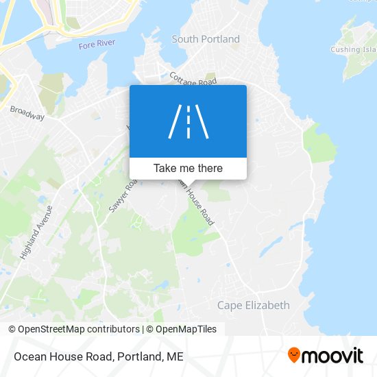Ocean House Road map