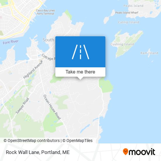 Mapa de Rock Wall Lane