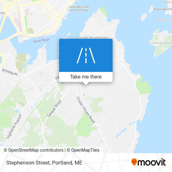 Stephenson Street map