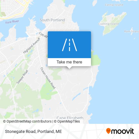 Mapa de Stonegate Road