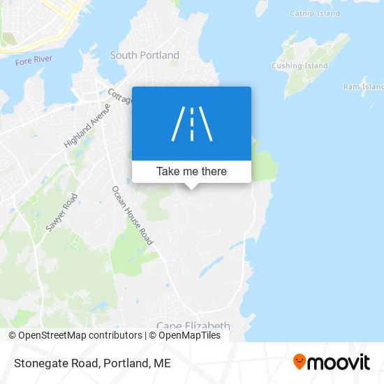 Stonegate Road map