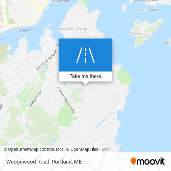 Mapa de Wedgewood Road