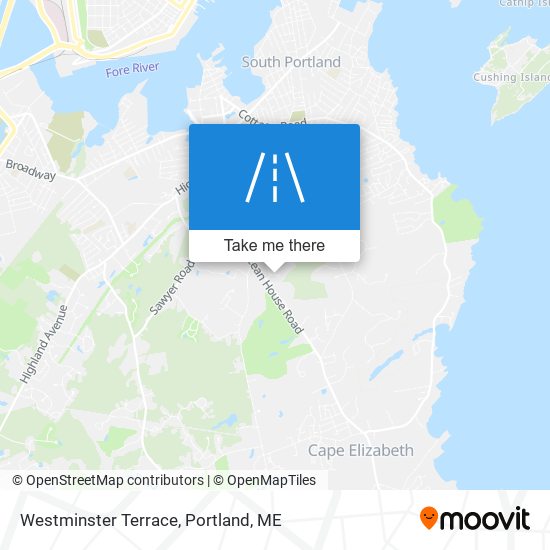 Mapa de Westminster Terrace