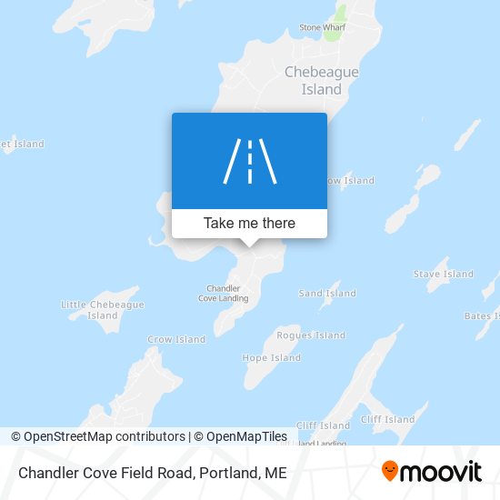 Mapa de Chandler Cove Field Road