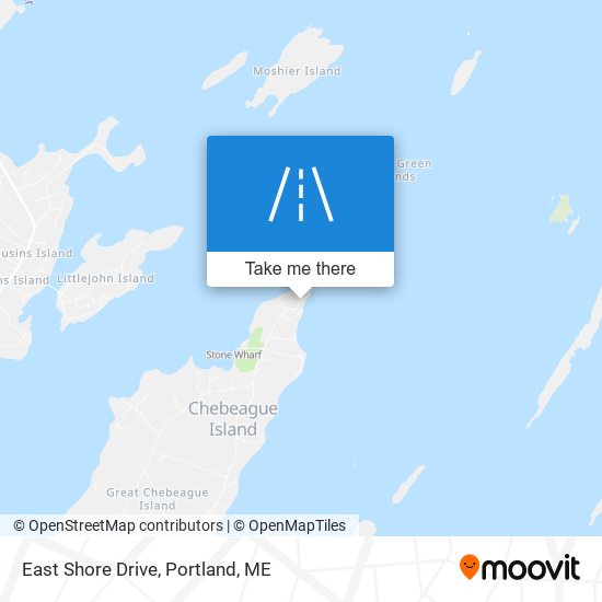 East Shore Drive map