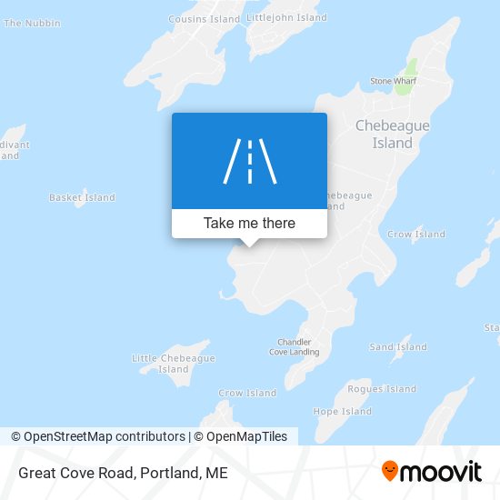 Mapa de Great Cove Road