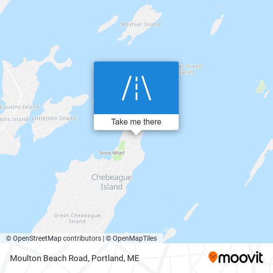 Mapa de Moulton Beach Road