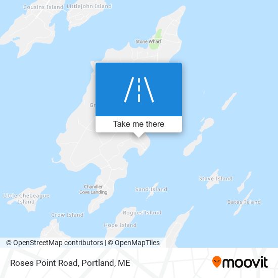 Mapa de Roses Point Road