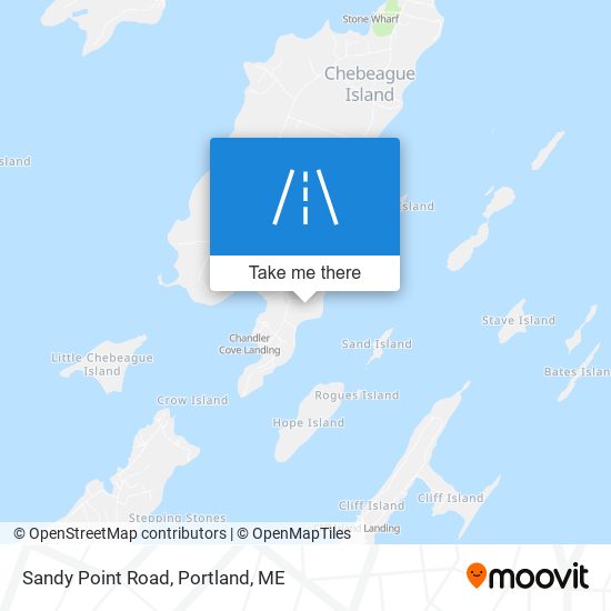 Sandy Point Road map