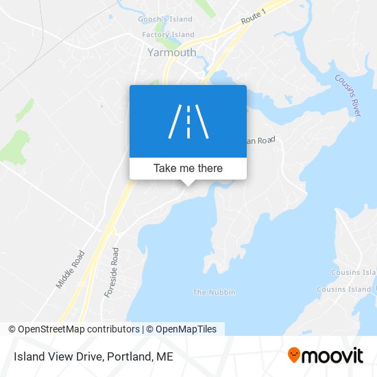 Island View Drive map