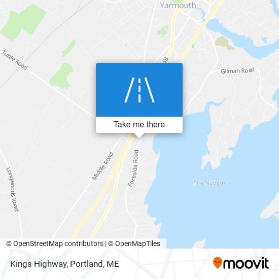 Kings Highway map