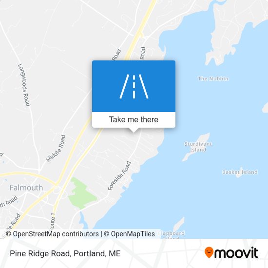 Mapa de Pine Ridge Road