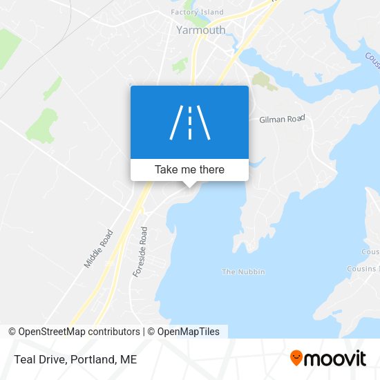 Mapa de Teal Drive