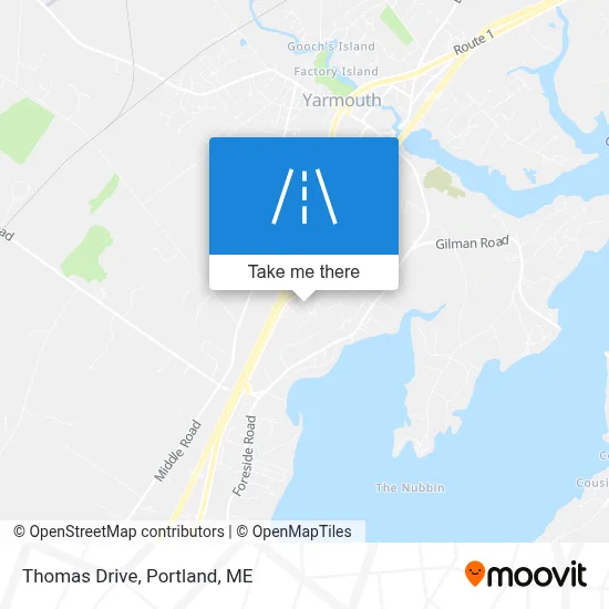 Thomas Drive map