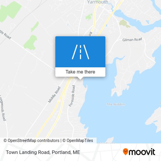 Town Landing Road map