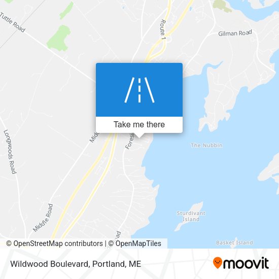 Wildwood Boulevard map