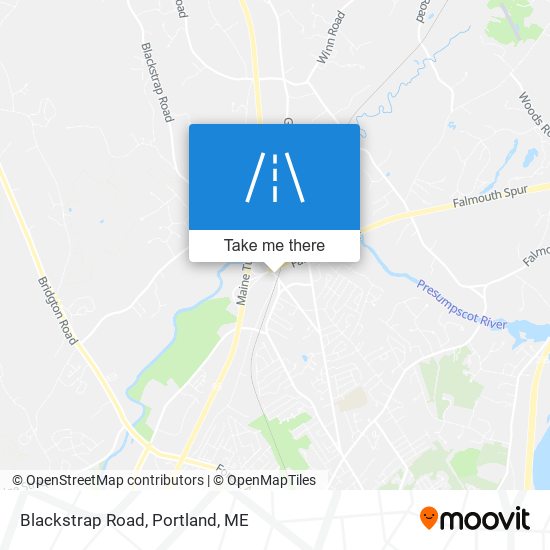 Mapa de Blackstrap Road