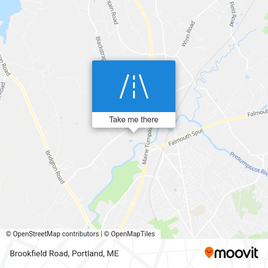 Mapa de Brookfield Road