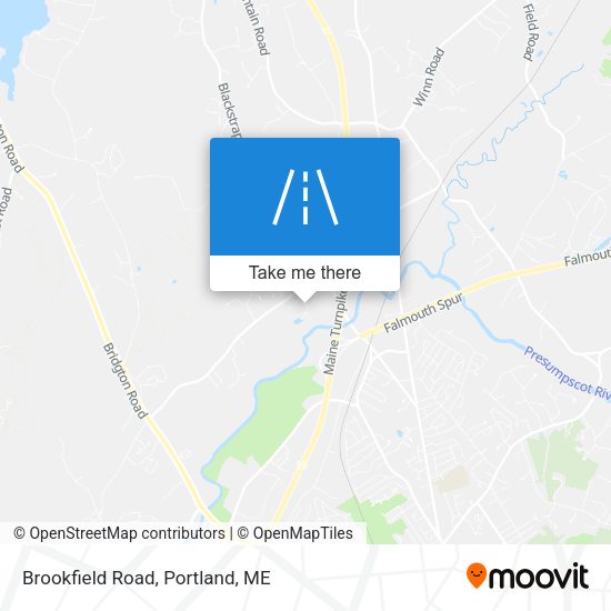 Mapa de Brookfield Road