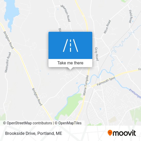 Mapa de Brookside Drive