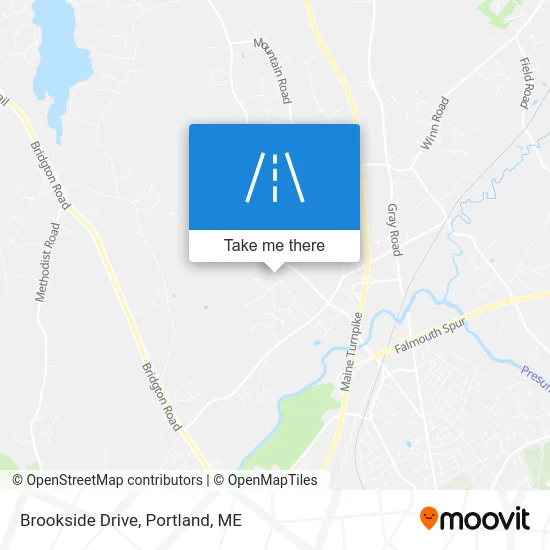 Brookside Drive map