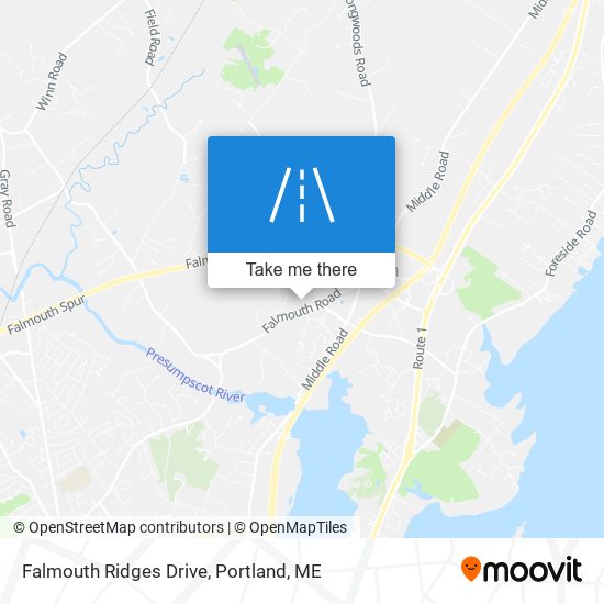 Falmouth Ridges Drive map