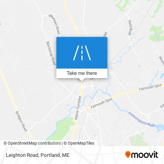 Leighton Road map