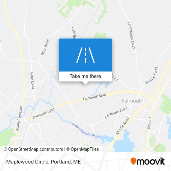 Mapa de Maplewood Circle