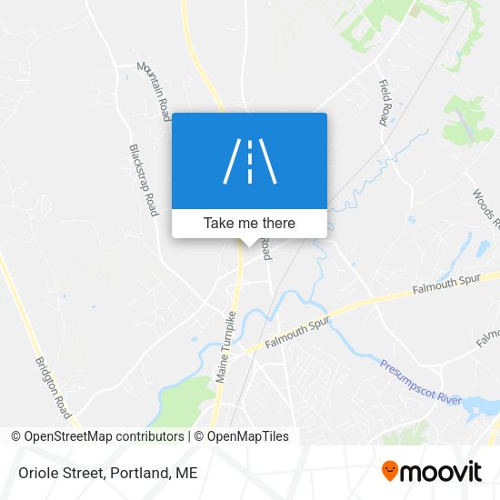 Mapa de Oriole Street