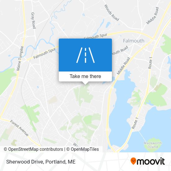 Mapa de Sherwood Drive