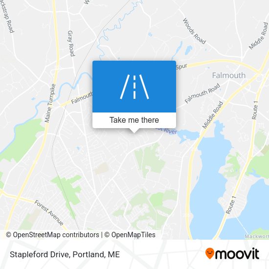 Mapa de Stapleford Drive