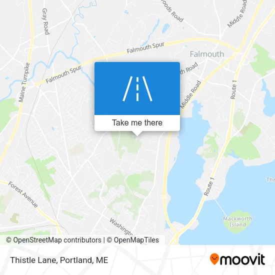 Thistle Lane map