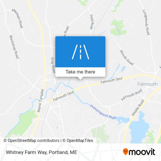 Whitney Farm Way map