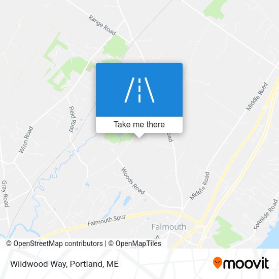 Wildwood Way map