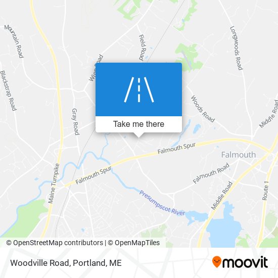 Woodville Road map