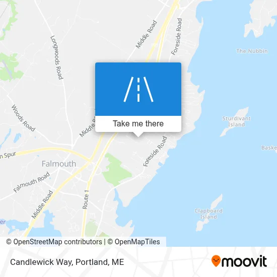 Candlewick Way map
