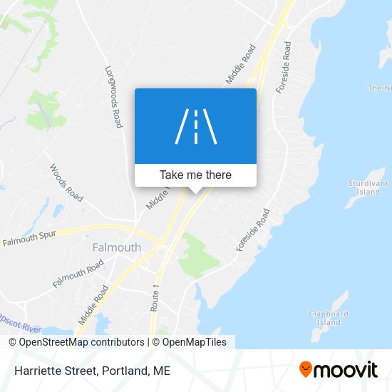 Harriette Street map