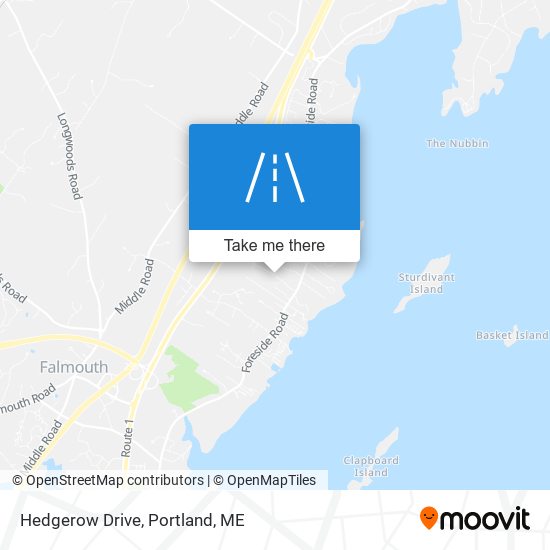 Hedgerow Drive map