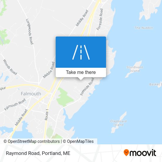 Mapa de Raymond Road