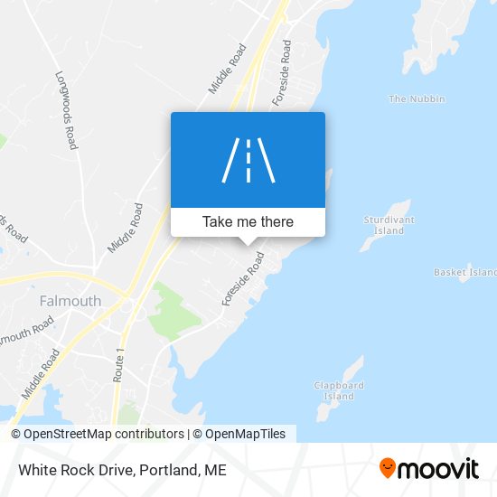 White Rock Drive map