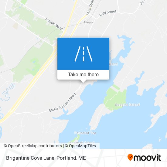 Brigantine Cove Lane map