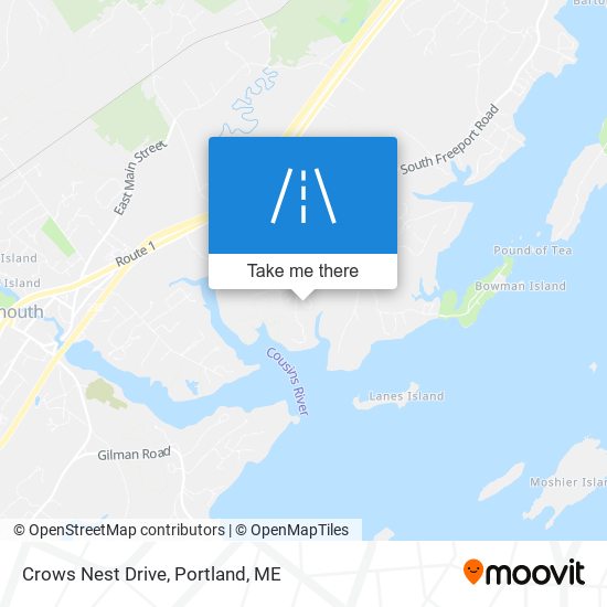 Crows Nest Drive map