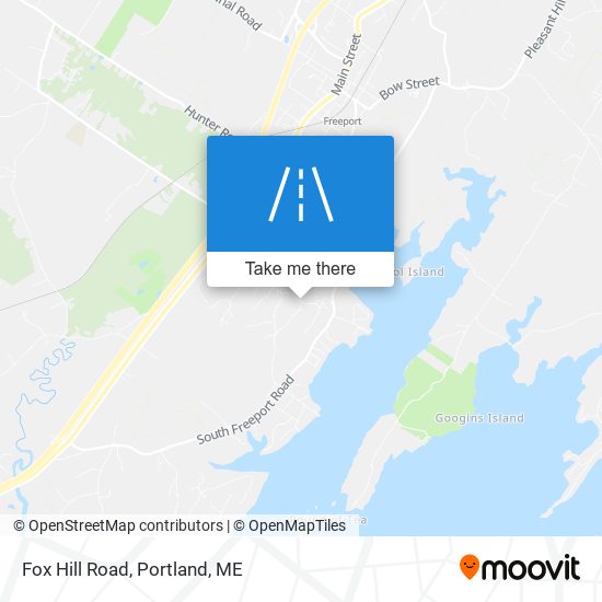 Fox Hill Road map