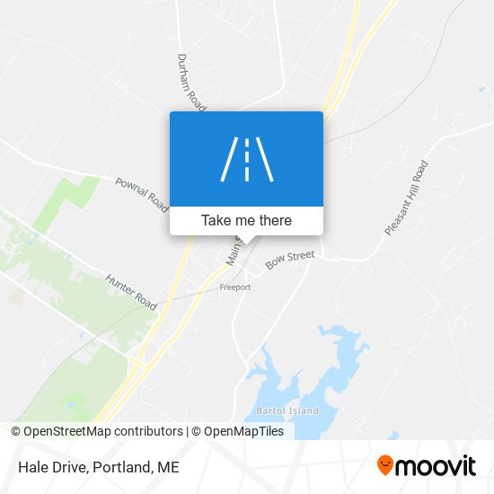 Hale Drive map