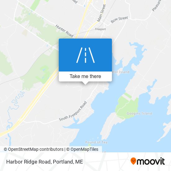 Harbor Ridge Road map