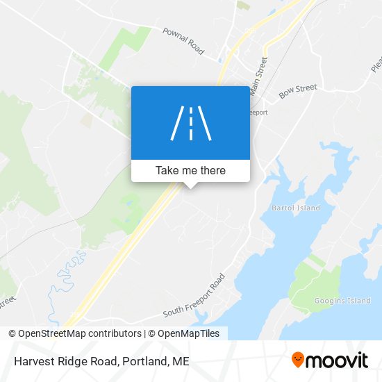 Mapa de Harvest Ridge Road