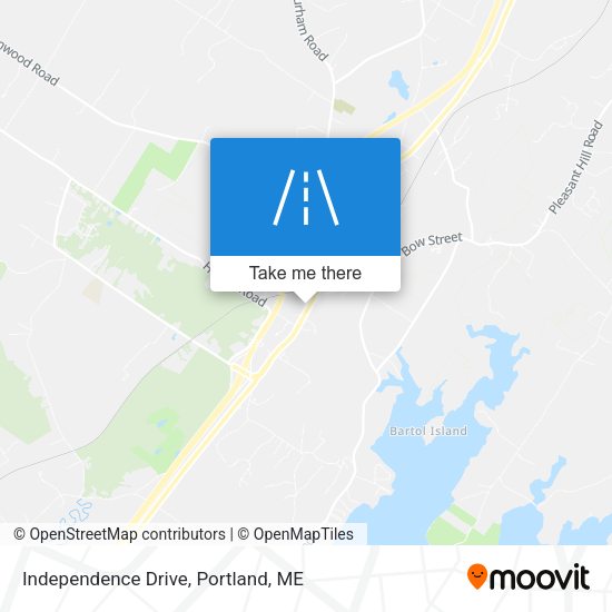 Mapa de Independence Drive