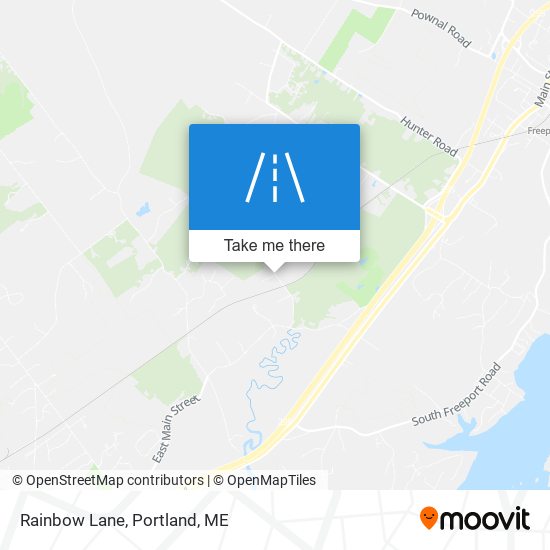 Mapa de Rainbow Lane