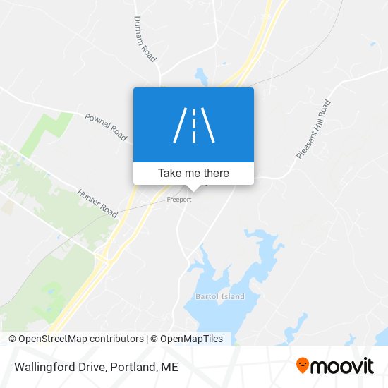 Wallingford Drive map