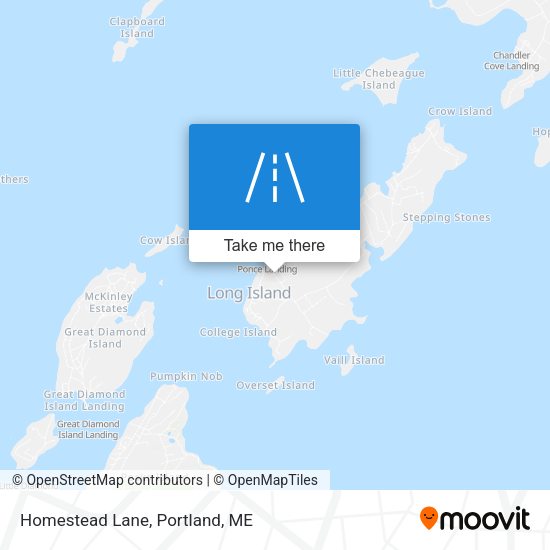 Homestead Lane map